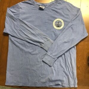 Stay Salty Blue Long‎ Sleeve Men’s T-Shirt Shirt- XL